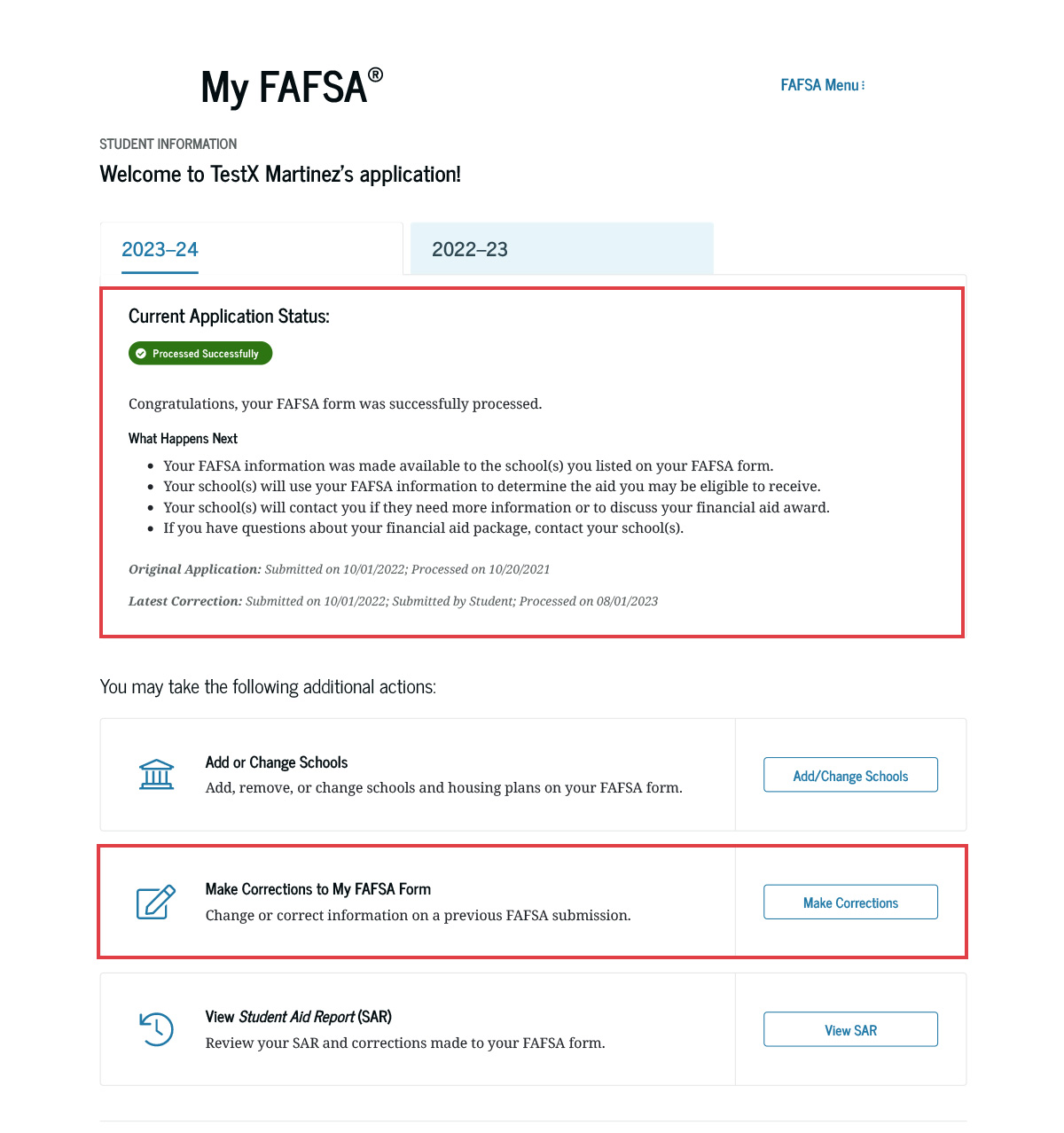 5 Things You Should Do After Filing Your 202324 FAFSA® Form Federal Student Aid